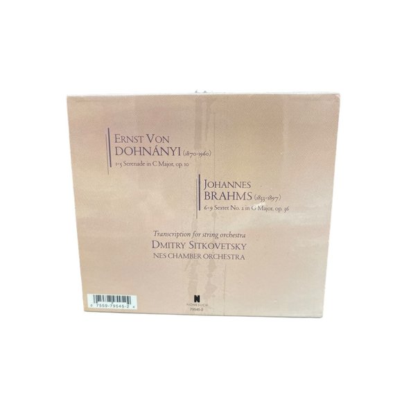 Brahms, Dohnanyi, Dmitry Sitkovetsky CD New - Picture 2 of 4